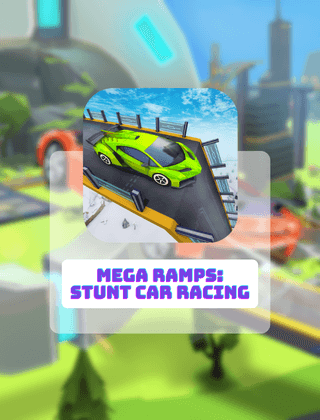 Mega Ramps Stunt car racing